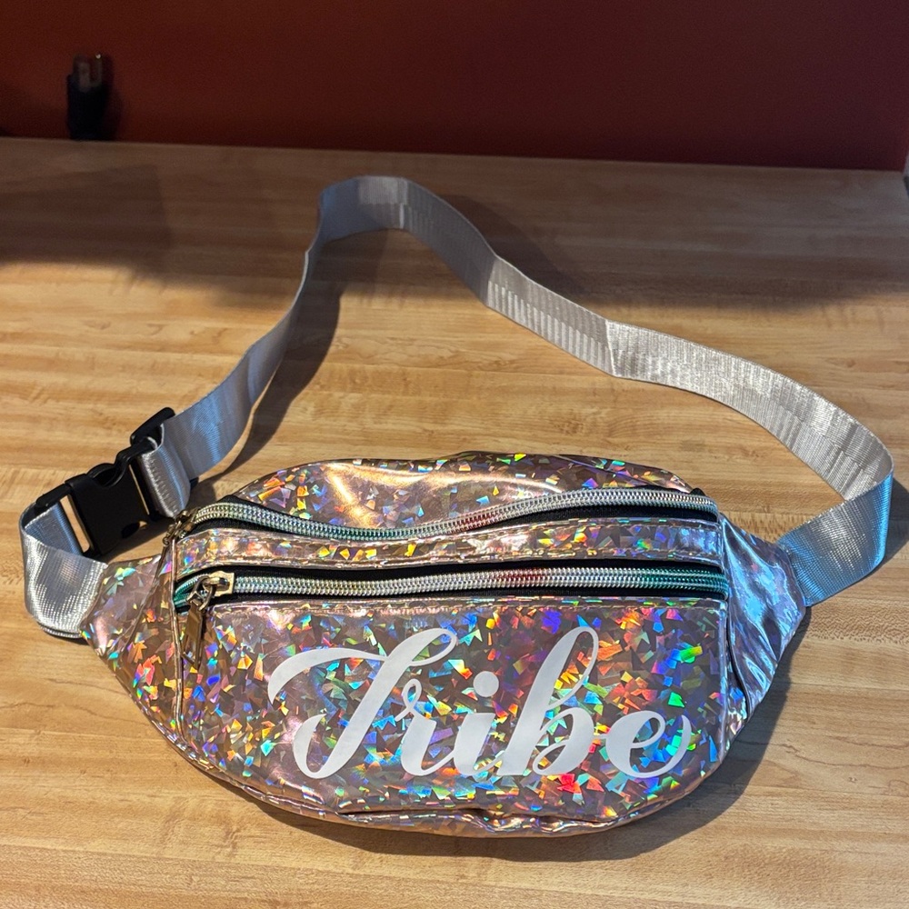 Holographic Silver Fanny Pack